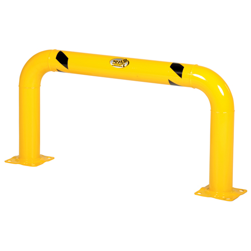Garde-corps &agrave; profil &eacute;lev&eacute; pour machines, 4' la x 2' h, Jaune Rideout Tool & Machine Inc.