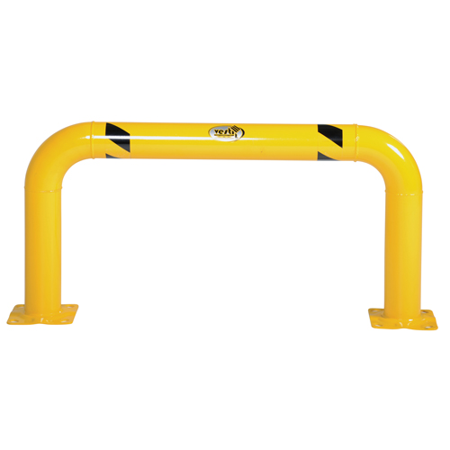 Garde-corps &agrave; profil &eacute;lev&eacute; pour machines, 4' la x 2' h, Jaune Rideout Tool & Machine Inc.
