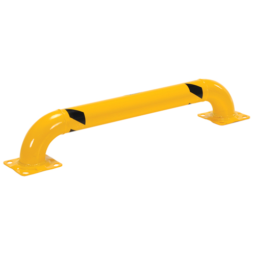 Low Profile Rack Guards, 4' W x 0.75' H, Yellow Rideout Tool & Machine Inc.