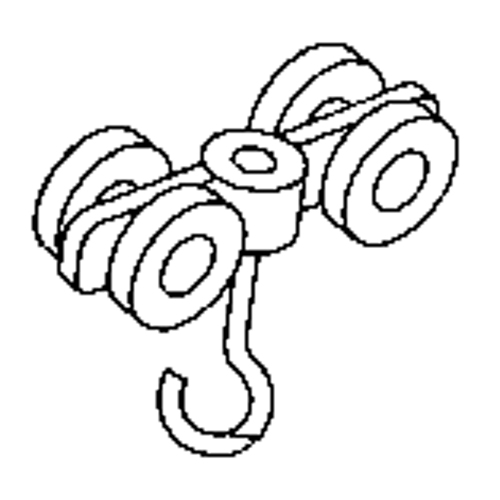 Rouleau double en acier pour rail de roulement de murs-rideaux Rideout Tool & Machine Inc.