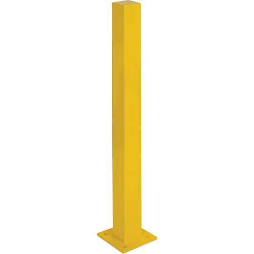 Butoirs robustes, Acier, 48" h x 4" la, Jaune Rideout Tool & Machine Inc.