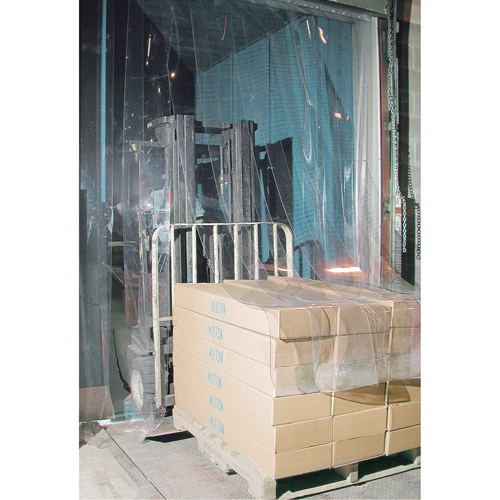 Strip Curtain Doors, 8' x 8' Door Opening, 12" Strip Width, 0.120" Strip Thickness Rideout Tool & Machine Inc.