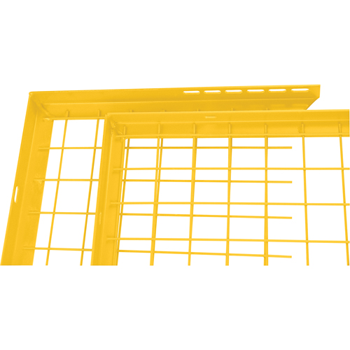 Wire Mesh Partition Components - Adjustable Filler Panels Rideout Tool & Machine Inc.