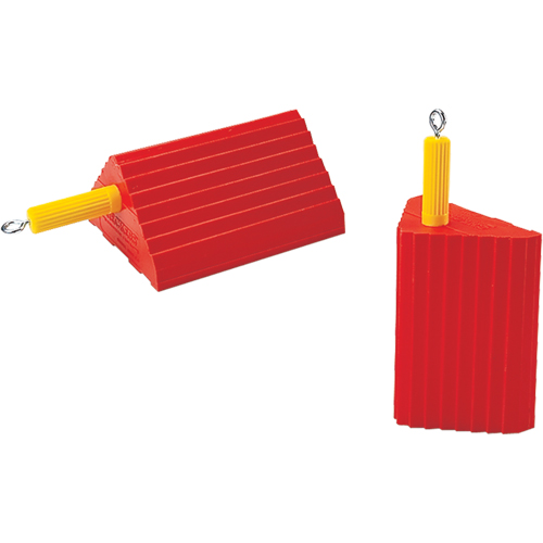 Cales-roue pour usage g&eacute;n&eacute;ral, Polyur&eacute;thane, Orange, 10" la x 8-1/2" p x 5" h Rideout Tool & Machine Inc.