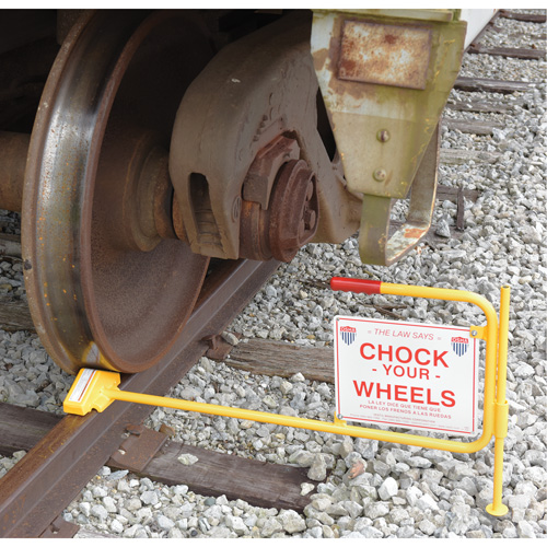 Flag Rail Chock Rideout Tool & Machine Inc.