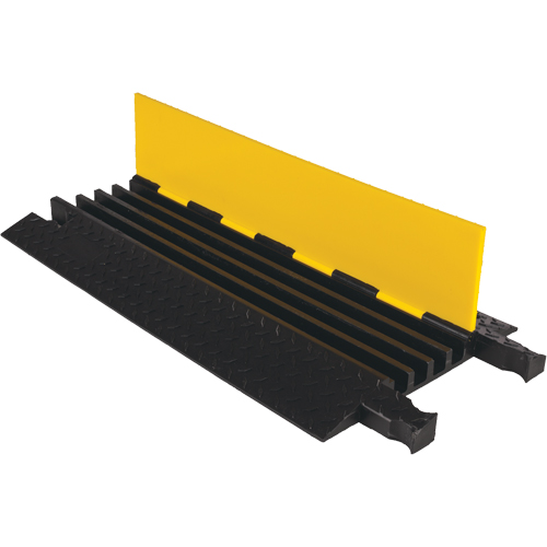 Yellow Jacket&reg; Heavy Duty Cable Protector, 4 Channels, 36" L x 17.5" W x 2" H Rideout Tool & Machine Inc.