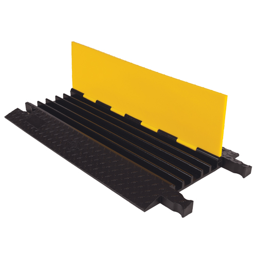 Protecteur de c&acirc;ble robuste Yellow Jacket, 5 canaux, 36" lo x 19,75" la x 1,875" h Rideout Tool & Machine Inc.