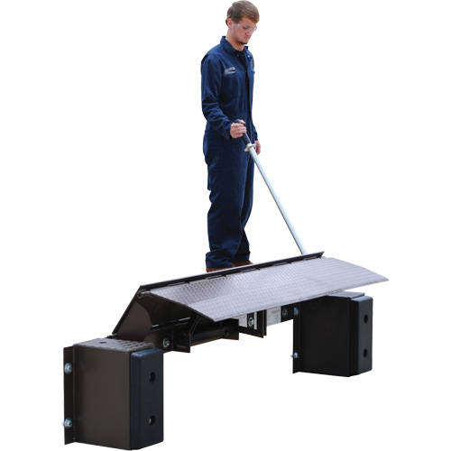 Niveleur de quai m&eacute;canique Edge-O-Dock, 99" la, 72" Largeur de la plateforme, 29" Port&eacute;e Rideout Tool & Machine Inc.