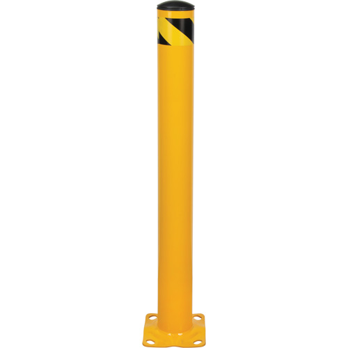 Butoir, Acier, 42" h x 4-1/2" la, Jaune Rideout Tool & Machine Inc.