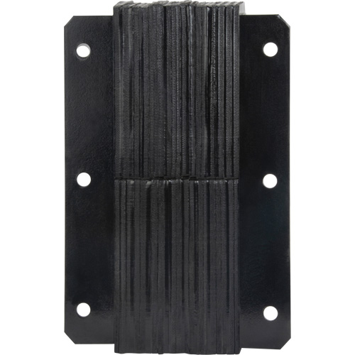 Laminated Dock Bumpers, Vertical, Rubber, 11" W x 4" D x 20" H Rideout Tool & Machine Inc.