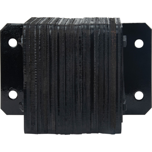 Butoirs de quai lamell&eacute;s, Horizontal, Caoutchouc, 12" la x 4" p x 10" h Rideout Tool & Machine Inc.