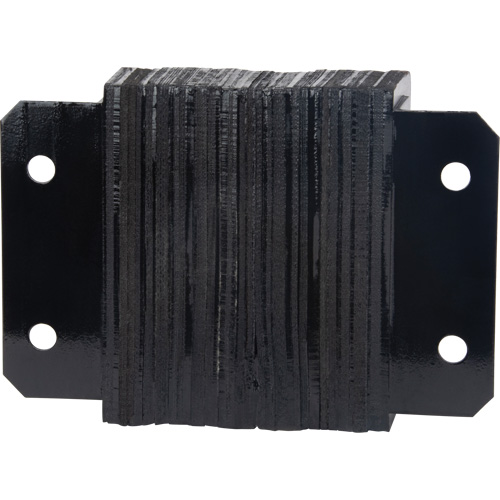 Butoirs de quai lamell&eacute;s, Horizontal, Caoutchouc, 12" la x 4" p x 10" h Rideout Tool & Machine Inc.