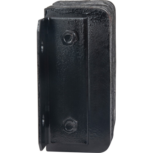 Butoirs de quai lamell&eacute;s, Horizontal, Caoutchouc, 12" la x 4" p x 10" h Rideout Tool & Machine Inc.