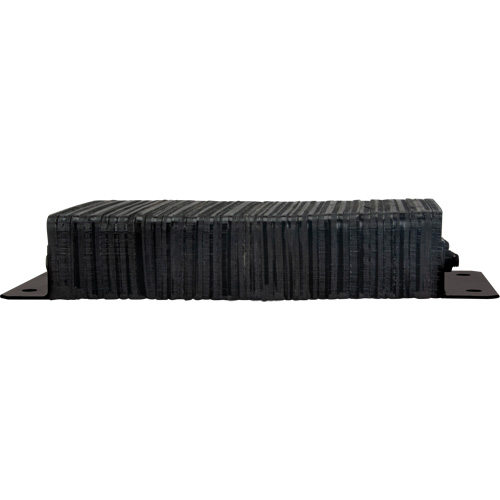 Laminated Dock Bumpers, Horizontal, Rubber, 24" W x 4" D x 12" H Rideout Tool & Machine Inc.