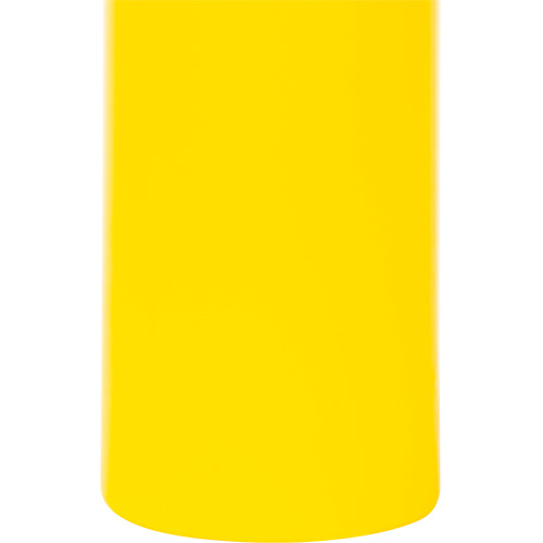 Polyethylene Bollard Cover, 4-1/2" Dia. x 52" L, Red/Yellow Rideout Tool & Machine Inc.