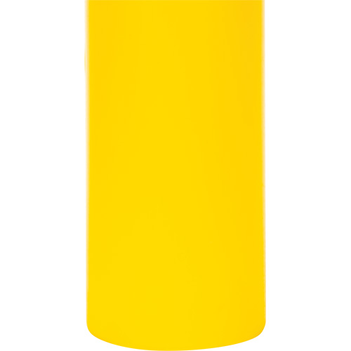 Polyethylene Bollard Cover, 4-1/2" Dia. x 64" L, Red/Yellow Rideout Tool & Machine Inc.