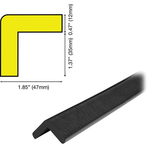 Butoir de protection de coin mod&egrave;le H 5M Rideout Tool & Machine Inc.