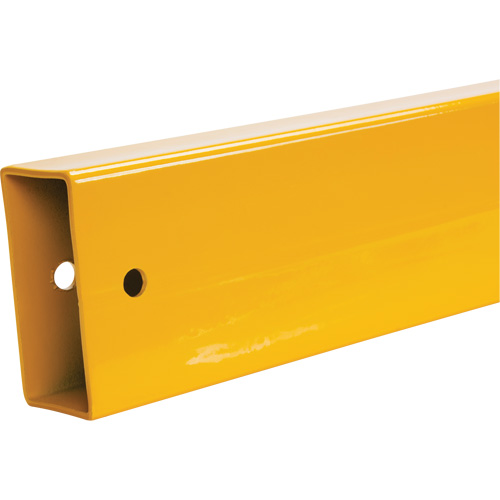 Lift-Out Light-Duty Guard Rail, Steel, 6' L x 4" H, Safety Yellow Rideout Tool & Machine Inc.