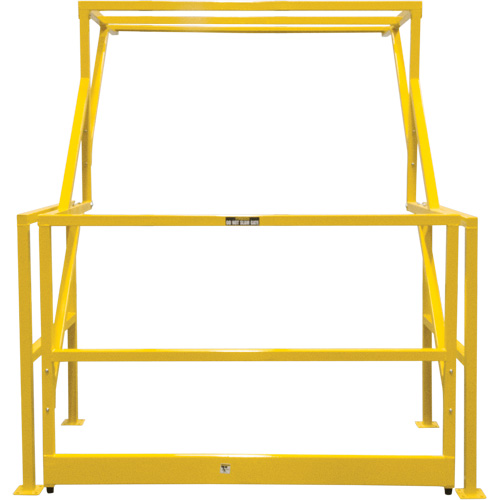 Mezzanine Safety Gate, 70" L x 77" H, 78" Raised, Yellow Rideout Tool & Machine Inc.