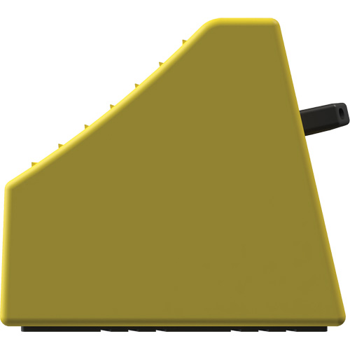 Cale de roue ultra-robuste pour l'exploitation mini&egrave;re Checkers Safety sans support, PEHD, Jaune, 14-1/2" la x 17-1/2" p x 16" h Rideout Tool & Machine Inc.