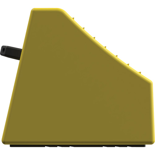Cale de roue ultra-robuste pour l'exploitation mini&egrave;re Checkers Safety sans support, PEHD, Jaune, 14-1/2" la x 17-1/2" p x 16" h Rideout Tool & Machine Inc.