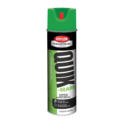 Peinture de marquage industrielle &agrave; base d'eau pour le travail en hauteur Quik-Mark, 17 oz, Canette a&eacute;rosol Rideout Tool & Machine Inc.