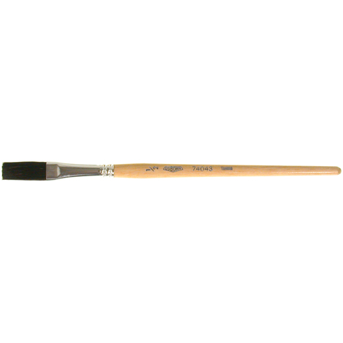One Stroke Paint Brush, 1/2" Brush Width, Ox Hair, Wood Handle Rideout Tool & Machine Inc.