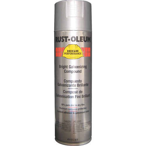 Bright Galvanizing Compound Spray, Aerosol Can Rideout Tool & Machine Inc.