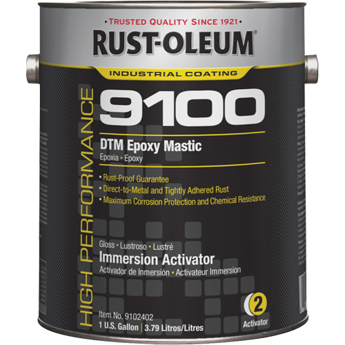 9100 System DTM Epoxy Mastic Standard Activator, Gallon Rideout Tool & Machine Inc.