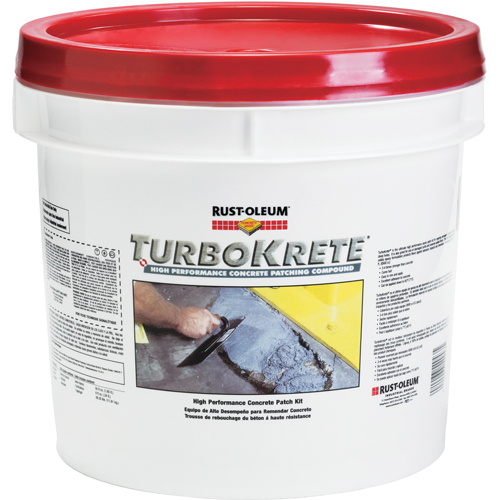 Turbokrete Concrete Patch Compound Kit, Grey Rideout Tool & Machine Inc.