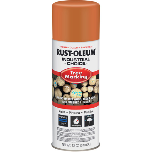 Peinture pour le marquage des arbres Industrial Choice T1600, 12 oz, Canette a&eacute;rosol Rideout Tool & Machine Inc.