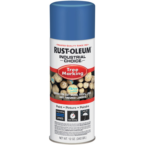Industrial Choice T1600 Tree Marking Paint, Blue, 16 oz. Rideout Tool & Machine Inc.