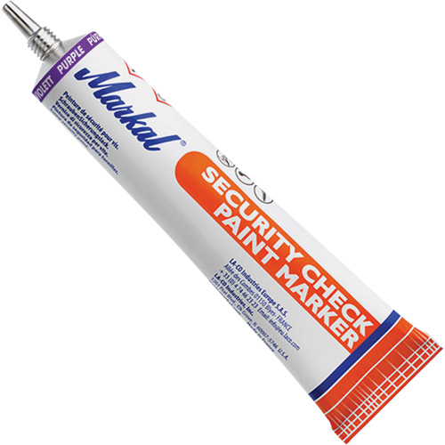 Security Check Paint Marker, 1.7 oz., Tube, Purple Rideout Tool & Machine Inc.