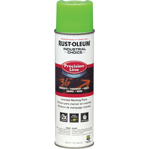 M1800 Water-Based Precision Line Marking Paint, 17 oz., Aerosol Can Rideout Tool & Machine Inc.