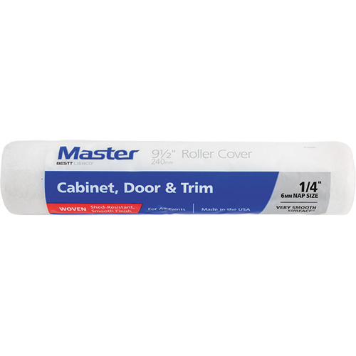 Master Woven Roller Cover, 6 mm (1/4") Nap, 240 mm (9-1/2") L Rideout Tool & Machine Inc.