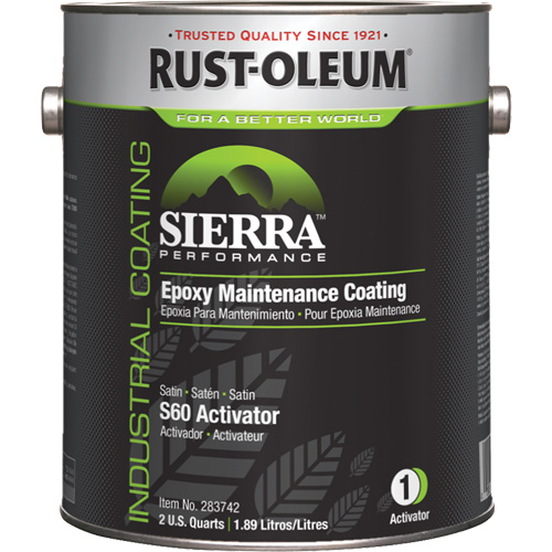 Sierra S60 Water-Based Epoxy Maintenance Coating Part 1 Activator, Gallon Rideout Tool & Machine Inc.