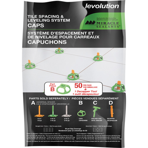 Capuchons universels Miracle Sealants Levolution Rideout Tool & Machine Inc.