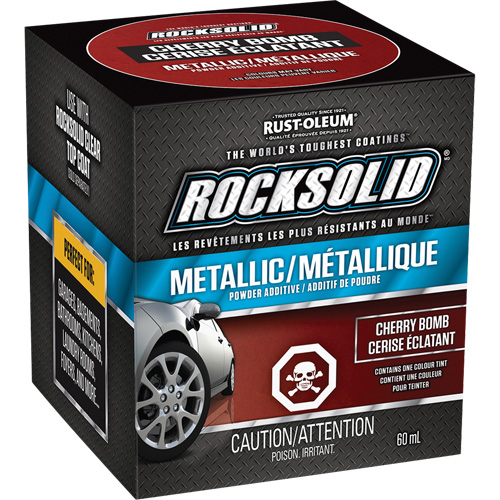 Additifs de poudre m&eacute;tallique RockSolid, 60 ml, Bouteille, Cerise &eacute;clatant Rideout Tool & Machine Inc.
