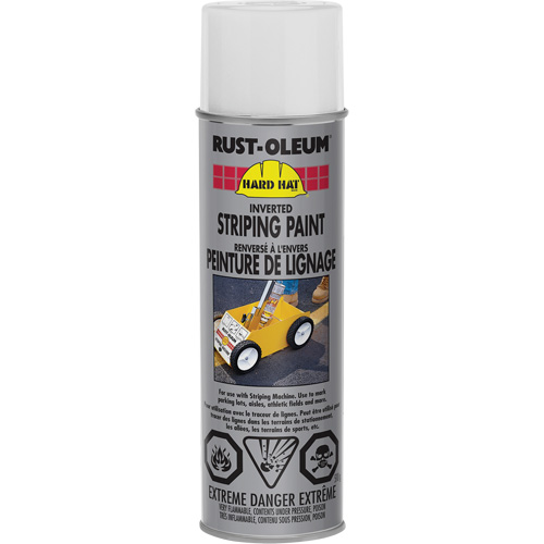 Inverted Marking Paint Spray, White, Aerosol Can Rideout Tool & Machine Inc.