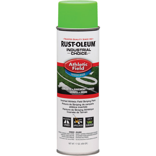 Industrial Choice&reg; AF1600 Athletic Field Striping Paint, Green, Aerosol Can Rideout Tool & Machine Inc.