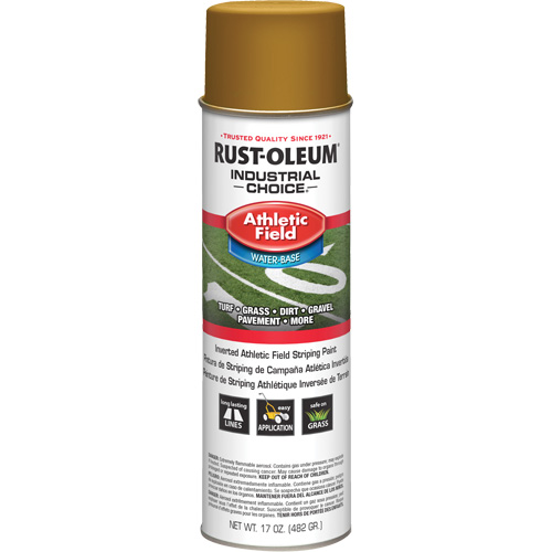 AF1600 Athletic Field Striping Paint, Gold, Aerosol Can Rideout Tool & Machine Inc.