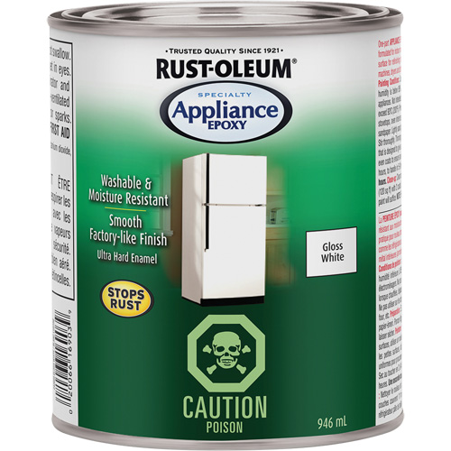 &eacute;poxyde pour &eacute;lectrom&eacute;nager sp&eacute;cialis&eacute;, 946 ml, Canette, Blanc Rideout Tool & Machine Inc.