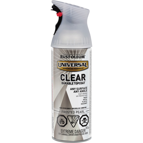 Universal Durable Top Coat, 312 g, Aerosol Can, Frosted Pearl Rideout Tool & Machine Inc.