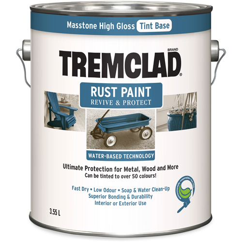 Peinture antirouille pleine couleur Tremclad, Pierre de taille, Tr&egrave;s brillant, 3,55 L, Gallon Rideout Tool & Machine Inc.
