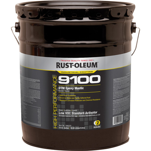 9100 System DTM Epoxy Mastic Standard 250 VOC Activator, 5 gal., Pail Rideout Tool & Machine Inc.