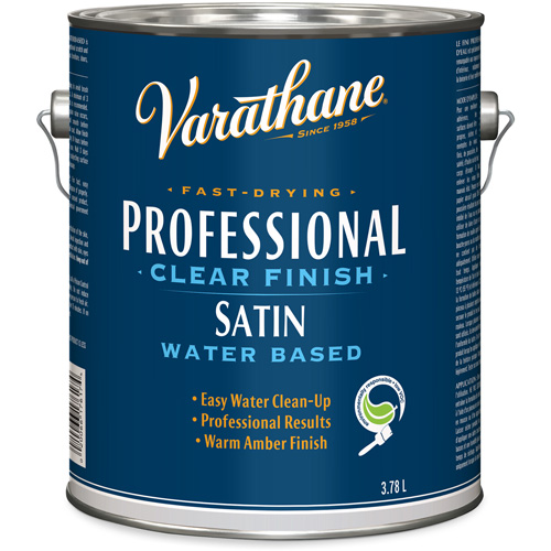 Fini professionnel Varathane, 3,78 L, Transparent, Satin Rideout Tool & Machine Inc.