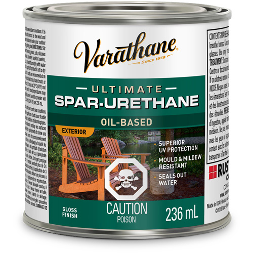 Fini diamant pour bois Varathane ext&eacute;rieur, 236 ml, Transparent, Brillant Rideout Tool & Machine Inc.