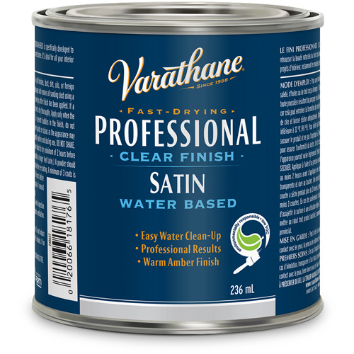 Fini professionnel Varathane, 236 ml, Transparent, Satin Rideout Tool & Machine Inc.