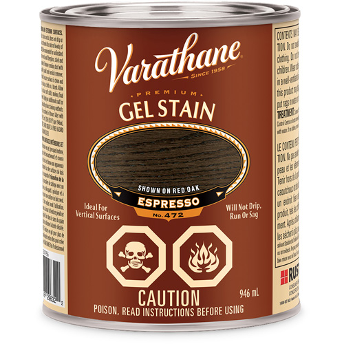 Varathane&reg; Premium Gel Stain, 946 ml, Espresso Rideout Tool & Machine Inc.