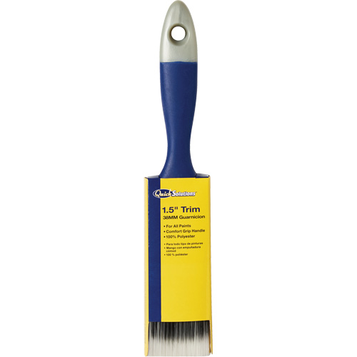 Pinceau &agrave; garniture Quick Solutions, Polyester, Manche Plastique, Largeur de 1-1/2" Rideout Tool & Machine Inc.